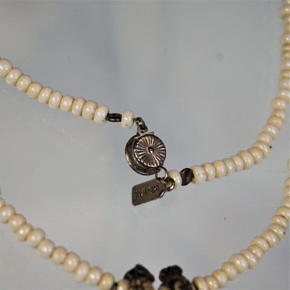 Iris Lane Necklace 1980s Designer Signed One of a Kind Vintage Beach Boho - Picture 8 of 12